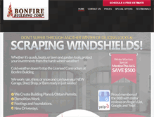 Tablet Screenshot of bonfirebuilding.com